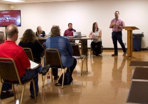 UW-Madison and Pepin County staff meet to discuss their UniverCity year.