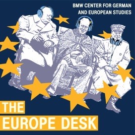 Logo for The Europe Desk Podcast