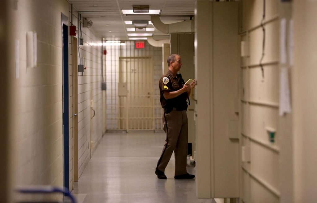 Picture of Dane County Sheriff staff person in Dane County Jil