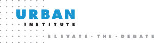 logo for Urban Institute with the text "Elevate the Debate"