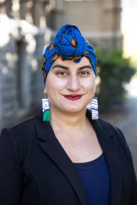 photo of Alex Hanna, alumna, Ph.D. 2016