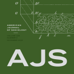Cropped square image of the cover of the American Journal of Sociology.