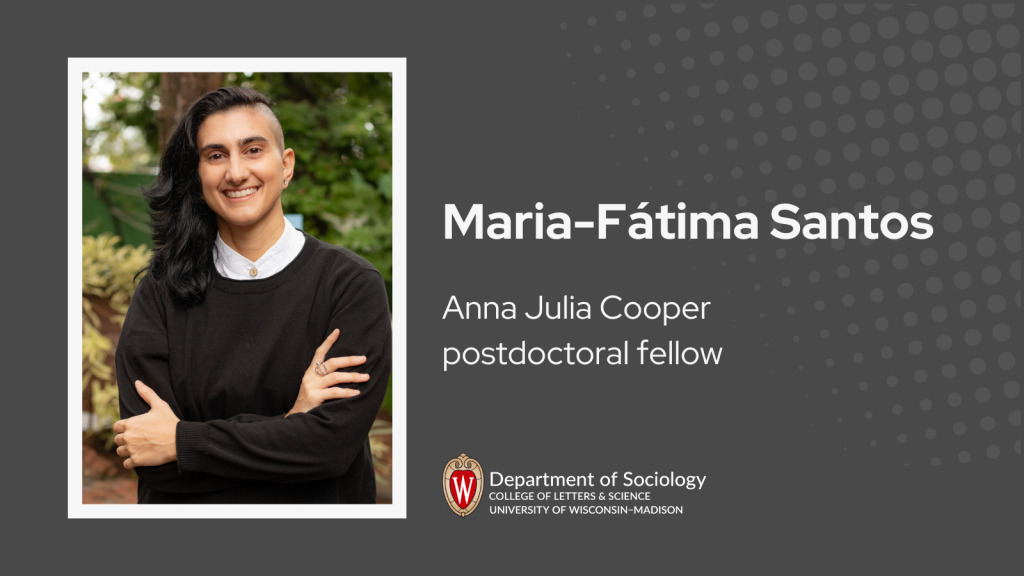 Welcome, Maria-Fatima Santos.