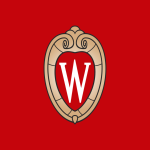 UW crest on a red background.