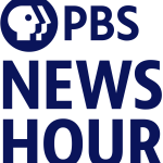 PBS news hour logo.